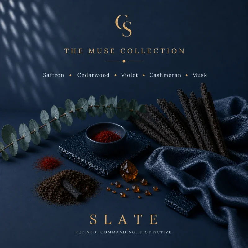 Slate Scent Card The Muse Collection