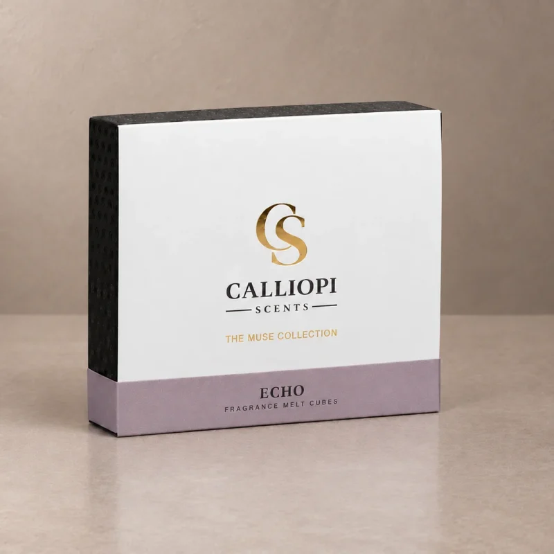 αρωματικοί κύβοι wax melts Echo Calliopi Scents πολυτελής κασετίνα κλειστή