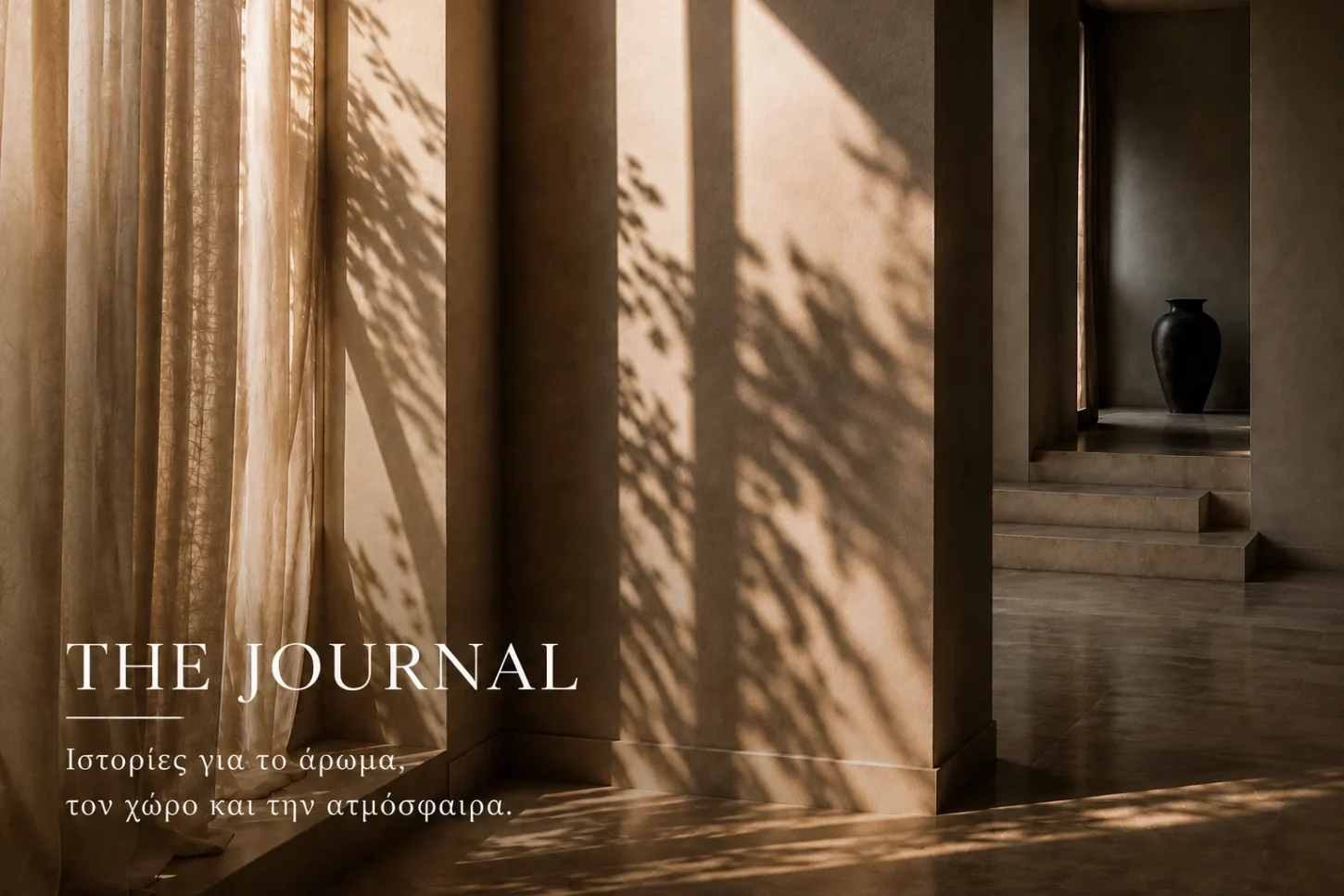 Τhe journal φωτογραφία εξωφύλλου της Calliopi Scents