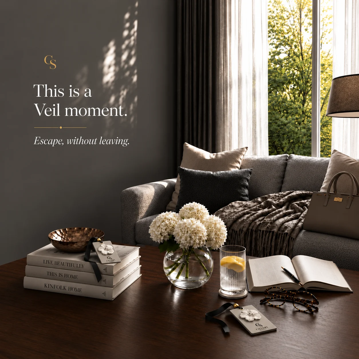 Αρωματικές ταμπλέτες Veil της Calliopi Scents σε editorial σύνθεση για την Muse Collection